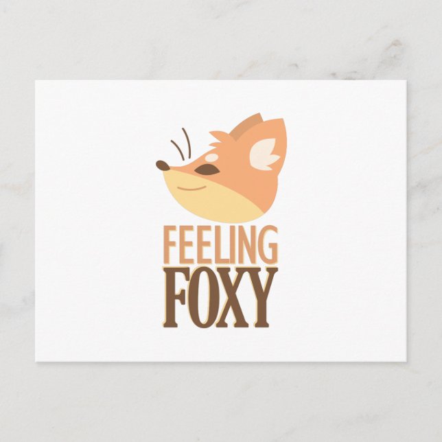 Feeling Foxy Postcard (Front)