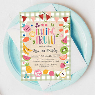 Feeling Fruitti Birthday Invitation