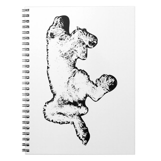 Feeling Good Spinone Ink Art Notebook (Front)