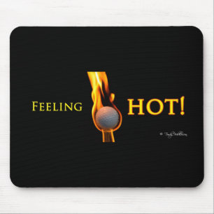Feeling hot Golf Bll Mouse Pad