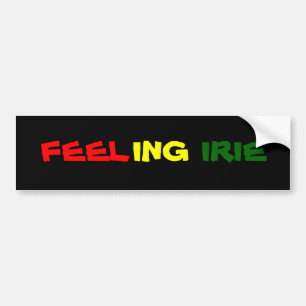 FEELING IRIE BUMPER STICKER