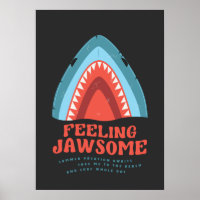 Feeling Jawsome Shark Funny Summer Puns