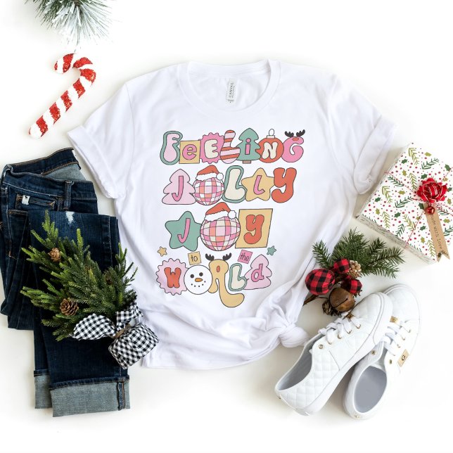 Feeling Jolly Joy to the world Women’s Basic  T-Shirt (Creator Uploaded)