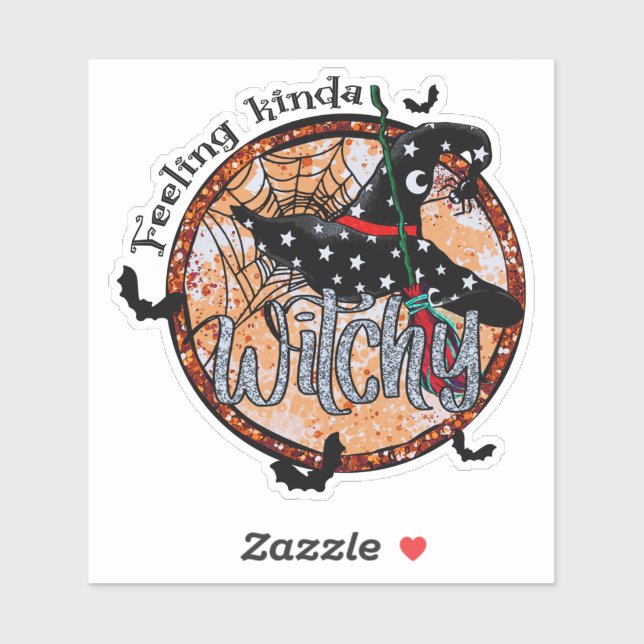 Feeling Kinda Witchy - Halloween Witch Hat (Sheet)