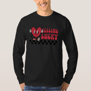 Feeling Lucky Cute Heart  Valentine's Day Kids Boy T-Shirt