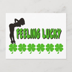 Feeling Lucky Irish Women's Gift Postcard