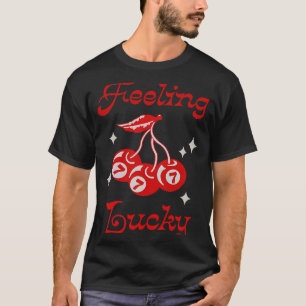 Feeling Lucky Pink Ball Men Women T-Shirt