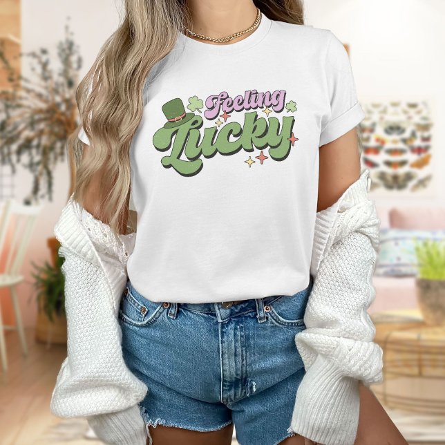 Feeling Lucky St. Patricks Day Leprechaun T-Shirt (Creator Uploaded)