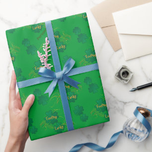 Feeling Lucky St. Patrick's Day Wrapping Paper