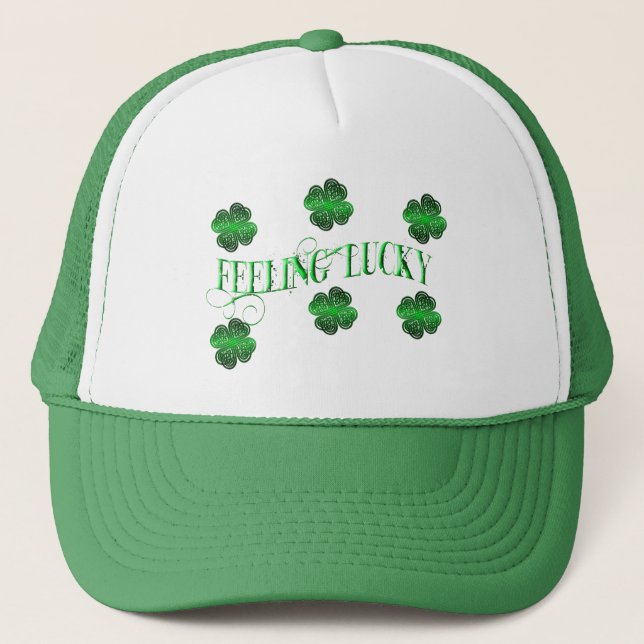 Feeling Lucky Trucker Hat (Front)