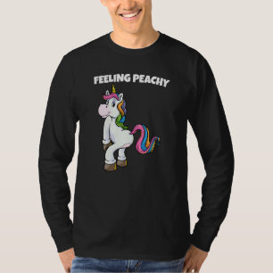 Feeling Peachy Twerking Unicorn T-Shirt
