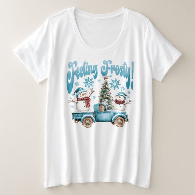 Feeling Plus Size T-Shirt (Design Front)