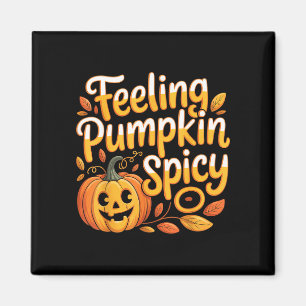 Feeling pumpkin spicy autumn mood aesthetic cosy magnet