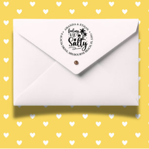 feeling salty  self-inking stamp