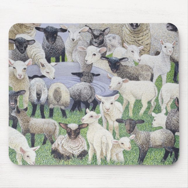 Feeling Sheepish Mouse Pad (Front)