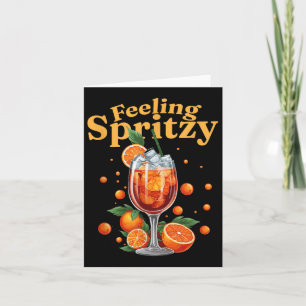 Feeling Spritzy Tail Spritz Summer Drink Party Card