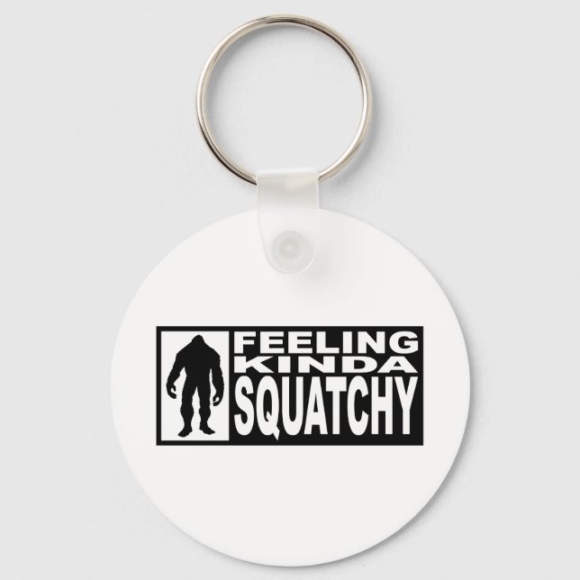 Feeling Squatchy Gear - Finding Bigfoot Key Ring (Front)