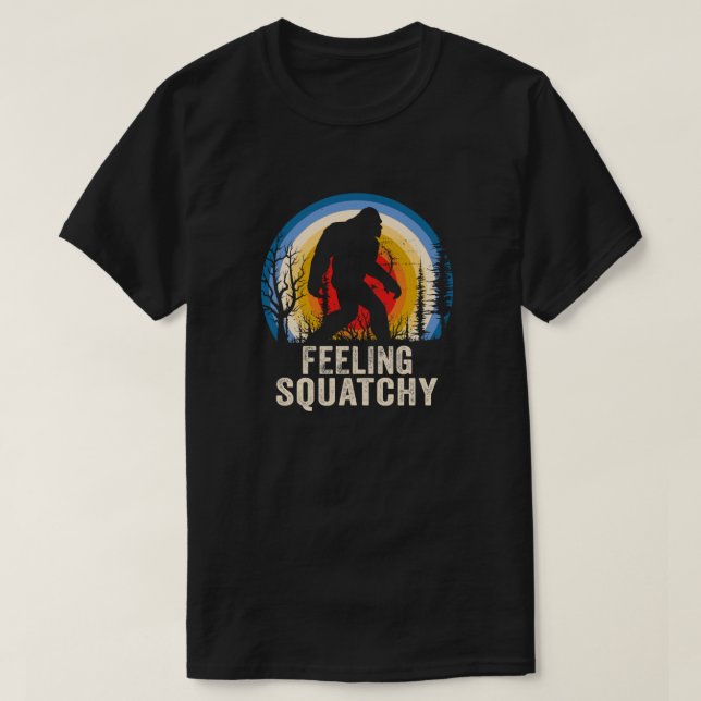 Feeling Squatchy Sasquatch Lover Apparel Essential T-Shirt (Design Front)