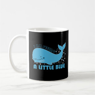 Feeling Whale Blue Coffee Mug