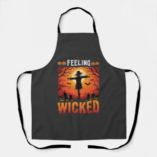 Feeling Wicked Halloween Scarecrow Design_1 Apron