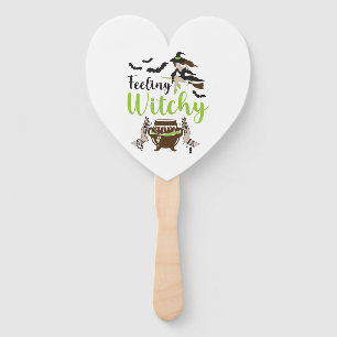 Feeling witchy Magic Halloween Hand Fan