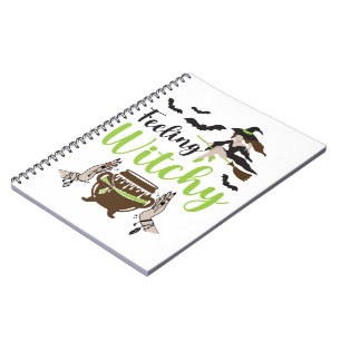 Feeling witchy Magic Halloween Notebook