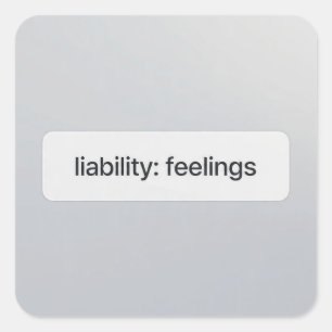 Feelings Liability UI Sticker Financial Tech Meme