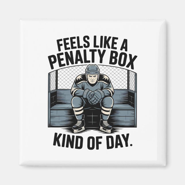 Feels Like A Penalty Box Kind Of Day (1)  Magnet (Front)
