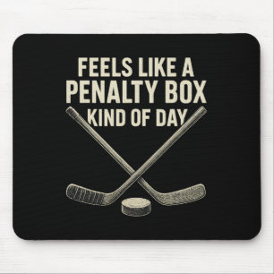 Feels Like A Penalty Box Kind Of Day Ice Hockey Ho Mouse Pad