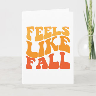 Feels Like Fall Card