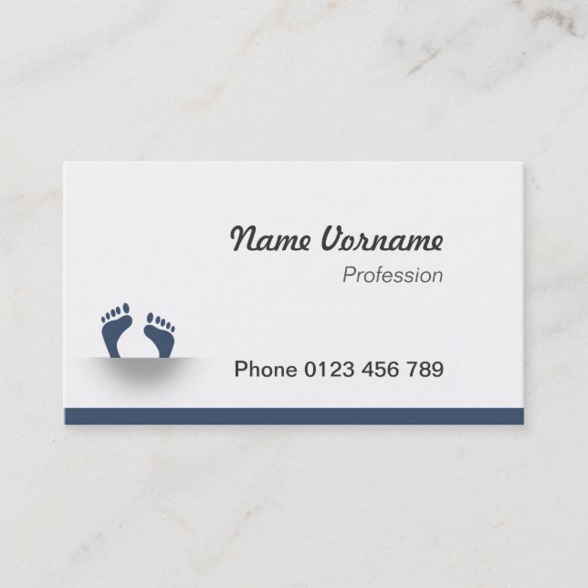 feet business card (Front)