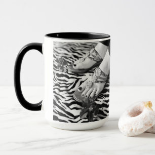 Feet coffee cup