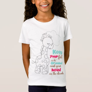 Feet on the Ground Girls' Fine Jersey T-Shirt