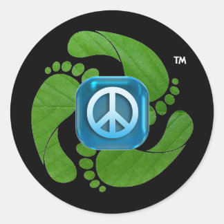 feetpeace™ Round Sticker