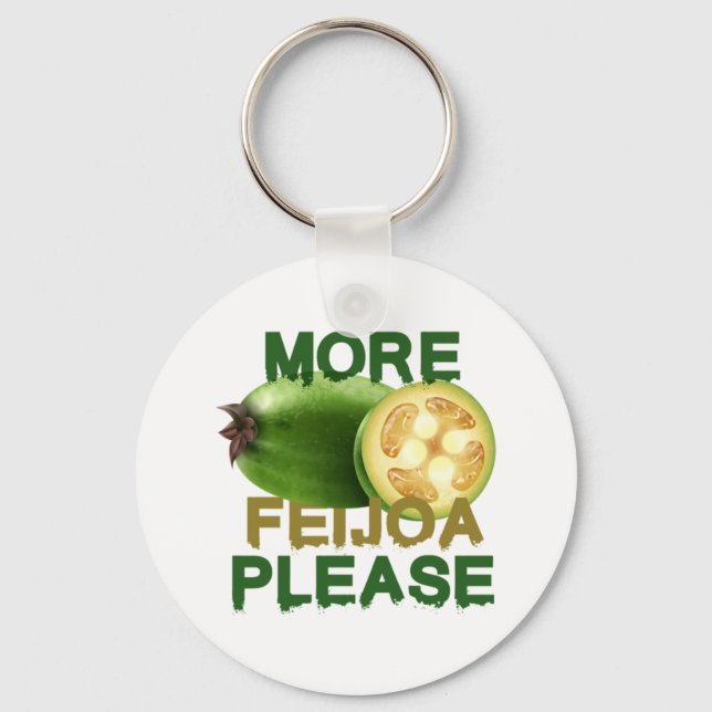 FEIJOA FRUIT ! CUTE GIFT FOR RARELY FRUIT LOVERS E KEY RING (Front)