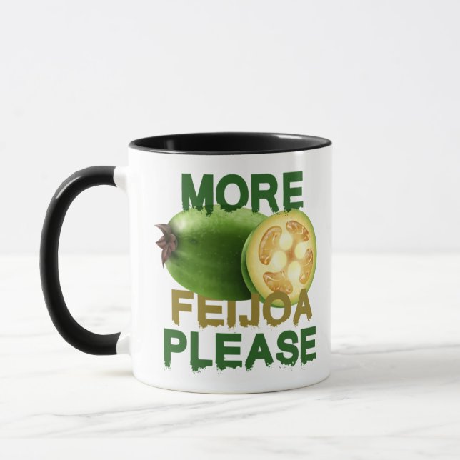 FEIJOA FRUIT ! CUTE GIFT FOR RARELY FRUIT LOVERS E MUG (Left)
