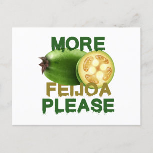 FEIJOA FRUIT ! CUTE GIFT FOR RARELY FRUIT LOVERS E POSTCARD
