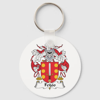 Feijoo Family Crest Key Ring
