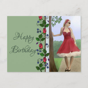 Feine Dame Postcard