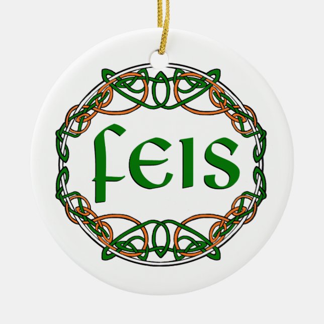 FEIS CERAMIC TREE DECORATION (Front)