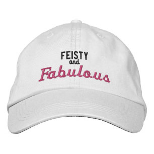 Feisty and Fabulous Embroidered Hat