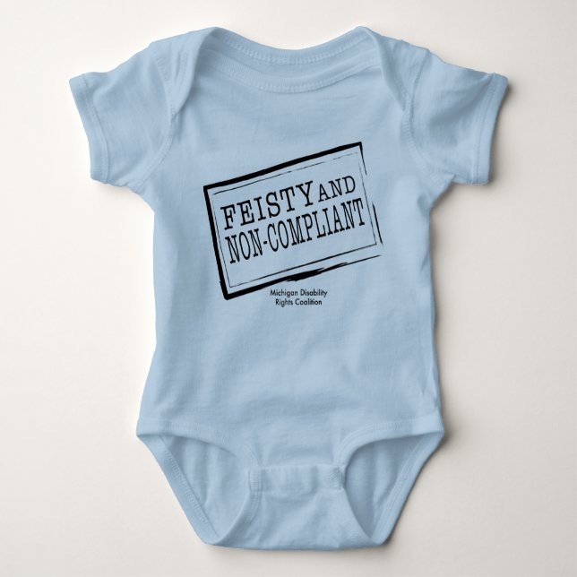 Feisty Baby Bodysuit (Front)
