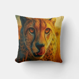 Feisty Cheetah Cushion