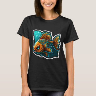 Feisty Colourful Fish T-Shirt