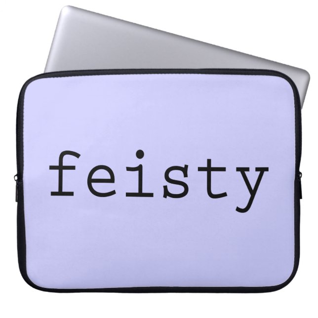 Feisty Laptop Sleeve (Front)