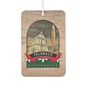 Feldbach Steiermark Österreich Vintage Souvenir Car Air Freshener
