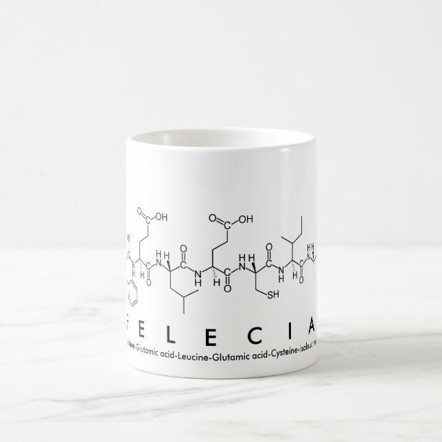 Felecia peptide name mug (Center)