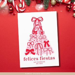 Felices Fiestas Modern Holiday Card