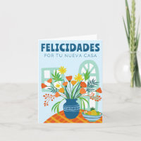 FELICIDADES CONGRATULATIONS NEW HOME Flower Vase