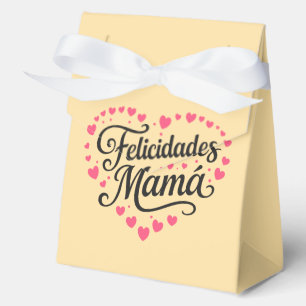 Felicidades Mamá Happy Mother's Day Calligraphy Favour Box
